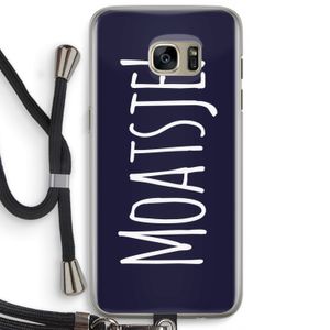 Moatsje!: Samsung Galaxy S7 Edge Transparant Hoesje met koord