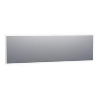 Brauer Jade Spiegel - Rechthoekig - 240 cm - met Directe LED-Verlichting - Dimbaar - met Touchbediening