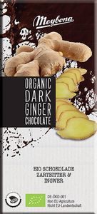 Meybona Organic Dark Ginger Chocolate