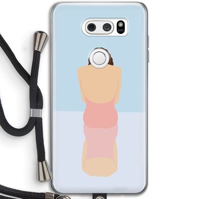 Mirror: LG V30 Transparant Hoesje met koord