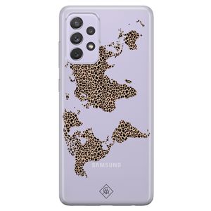 Samsung Galaxy A72 transparant hoesje - Wild world