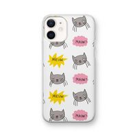 Meow: iPhone 12 Transparant Hoesje