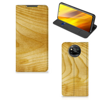 Xiaomi Poco X3 Pro | Poco X3 Book Wallet Case Licht Hout