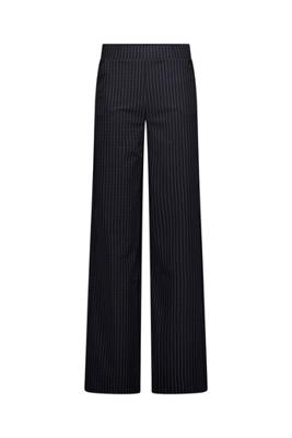 Lexie pinstripe trousers - black/off white - 13621