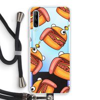 Hamburger: Huawei P Smart Pro Transparant Hoesje met koord