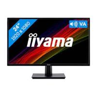iiyama ProLite X2474HS-B2 - 24 inch - 1920x1080 - DP - HDMI - VGA - Zwart iiyama ProLite X2474HS-B2 - 24 inch - 1920x1080 - DP - HDMI - VGA - Zwart