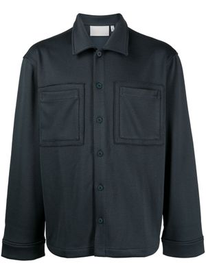 Off Duty chemise Tiller en résille - Bleu