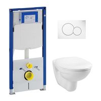 Geberit UP320 toiletset met Plieger Basic toilet en standaard zitting