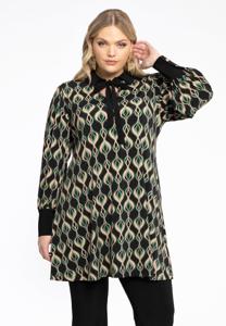 Yoek Tuniek wide bottom JADE | Zwart | Maat 50/52