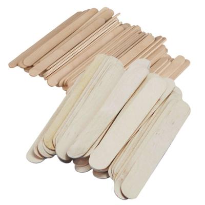 Knutselstokjes houtjes - 324x - houten ijsstokjes - naturel - 11 en 15 cm - hobby artikelen