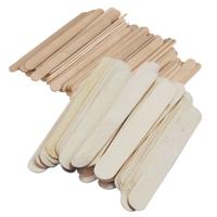 Knutselstokjes houtjes - 324x - houten ijsstokjes - naturel - 11 en 15 cm - hobby artikelen