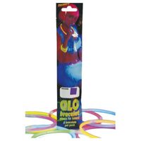 20x stuks Glow in the dark breeklicht armbandjes 20 cm