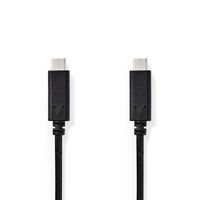 USB 3.1-Kabel (Gen1) | Type-C Male - Type-C Male | 1,0 m | Zwart