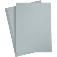 Creativ Company Karton, a4, vel 210x297 mm, 220 gr, grijs, 10 stuk/ 1 doos