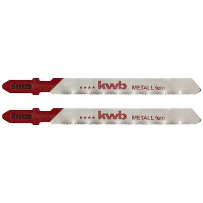 kwb 611220 Decoupeerzaagbladen, metaalbewerking, HSS, middel 2 stuk(s)