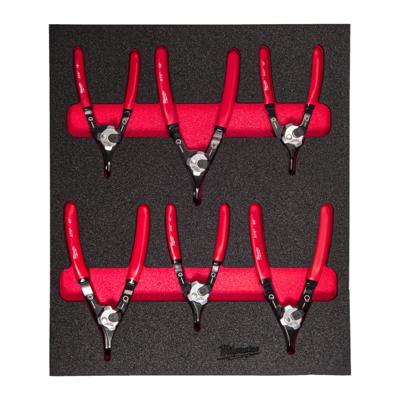 Milwaukee Foam inlay borgveertangenset | 6-delig - 4932493633
