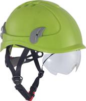 Veiligheidshelm Hi-Vis geel met bril en ventilatie Cerva Alpinworker