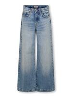 Kids ONLY winter jeansbroek meisjes - blauw - KogBroome - wide leg fit