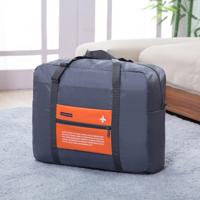 Mode grote capaciteit tas vrouwen nylon opvouwbare tas Unisex bagage reizen handtassen (oranje)