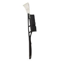 Ijskrabber - met borstel - 52 cm zwart - kunststof - Ruiten krabber - Auto accessoires