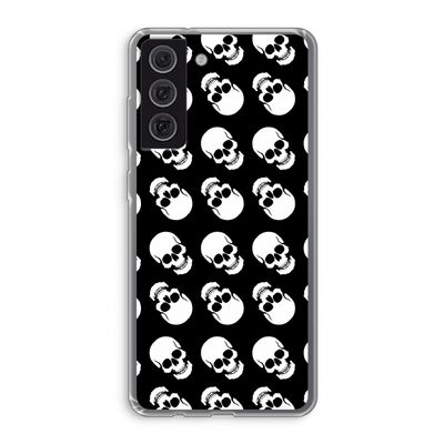 Musketon Skulls: Samsung Galaxy S21 FE Transparant Hoesje