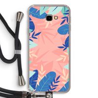 Tropisch: Samsung Galaxy J4 Plus Transparant Hoesje met koord