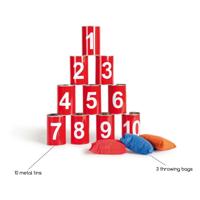 BS Toys blikwerpen rood, 13dlg. - thumbnail