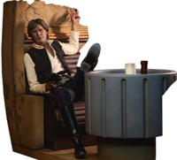 Star Wars Episode IV Mixed Media Premium Format Figure Han Solo: Sorry About the Mess 32 cm