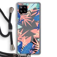 Tropisch: Samsung Galaxy A42 5G Transparant Hoesje met koord