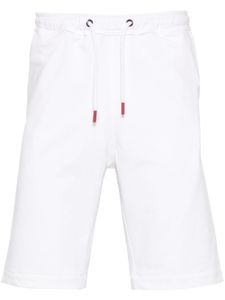 Kiton short de sport à taille mi-haute - Blanc