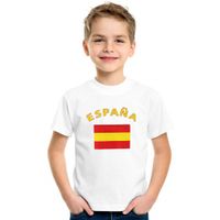 Wit kinder t-shirt Spanje XL (158-164)  -