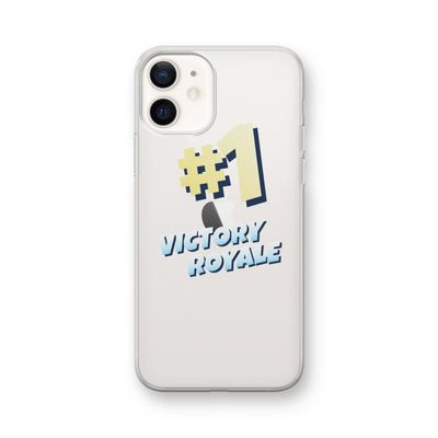 Victory Royale: iPhone 12 Transparant Hoesje