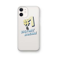 Victory Royale: iPhone 12 Transparant Hoesje