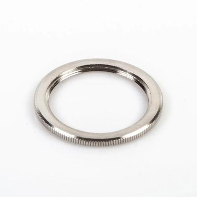 Fitting ring zilver E27 Nikkel voor metalen fittingen