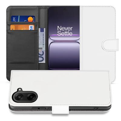 OnePlus Nord CE 5 | Book Case | Wit Met Pasjeshouder Kunstleer