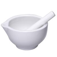 Svenska Living Vijzel met Stamper - wit - keramiek - D15 cm