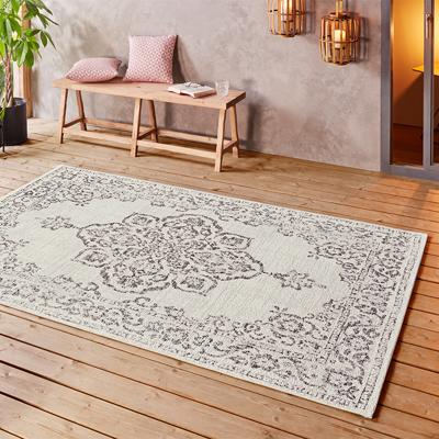 Buitenkleed Ornament - Crème maat: 230x160cm - materiaal: Polypropyleen - Dekbed-Discounter.nl