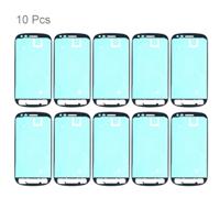 10 PC's Front behuizing Panel zelfklevend Sticker vervanging voor Galaxy SIII mini / i8190