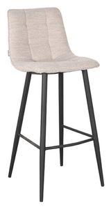 LABEL51 Barkruk 'Jelt' Bouclé, kleur Naturel (zithoogte 78cm)