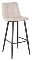 LABEL51 Barkruk 'Jelt' Bouclé, kleur Naturel (zithoogte 78cm)