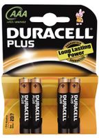 Duracell Plus 100 Wegwerpbatterij AAA Alkaline - thumbnail