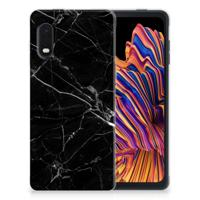Samsung Xcover Pro | TPU | Siliconen hoesje | Marmer Zwart - Origineel Cadeau Vader