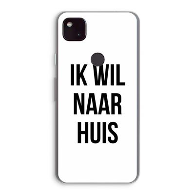 Ik wil naar huis: Google Pixel 4a 5G Transparant Hoesje