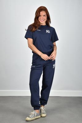 Sporty & Rich broek Heritage Yankees Serif PA036610300BL106 dark navy