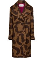 Nina Ricci manteau à motif cachemire - Marron