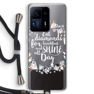 Diamonds: Xiaomi Mi Mix 4 Transparant Hoesje met koord