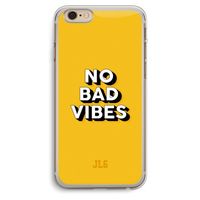 No Bad Vibes: iPhone 6 Plus / 6S Plus Transparant Hoesje