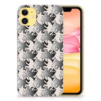 Apple iPhone 11 TPU Hoesje Salamander Grey