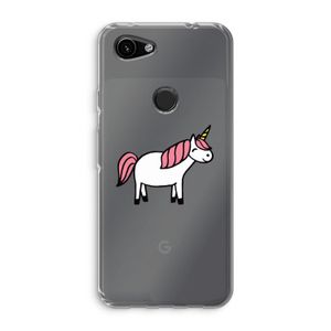 Eenhoorn: Google Pixel 3a Transparant Hoesje