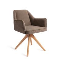 Jesper Home Eetkamerstoel 'Tome' Revolve Oak Natural, kleur Idaho Patato